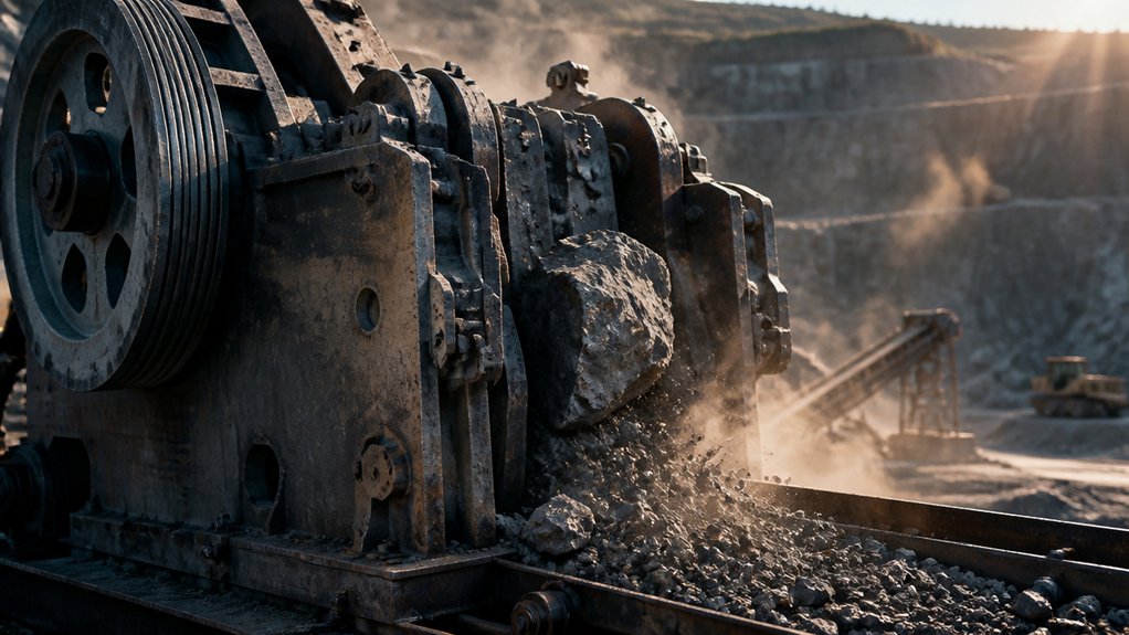 jaw crusher crushing process