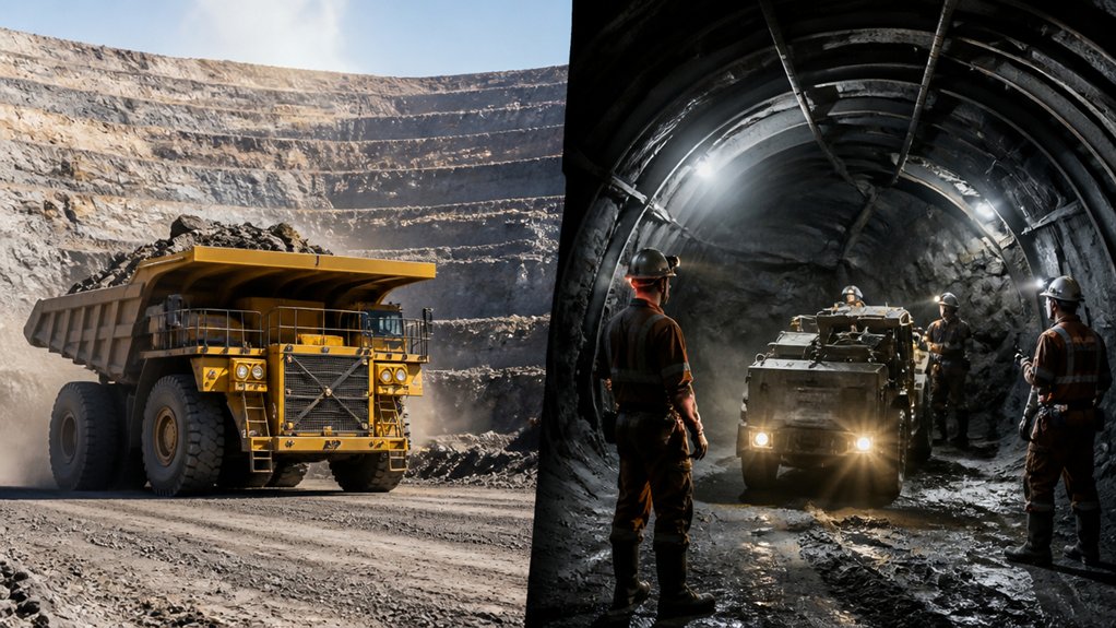 mining methods comparison considerations